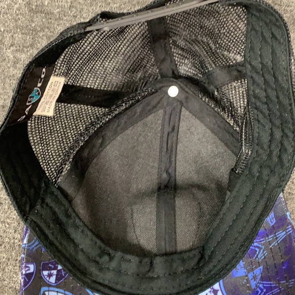 SA Co Kids Trucker Hat Adjustable Blue Black Embroidered Snapback Mesh Back Cap - Picture 12 of 13